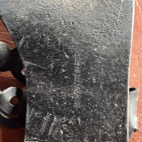 Ancient Greek Sandals Black Sandal - Picture 13 of 14